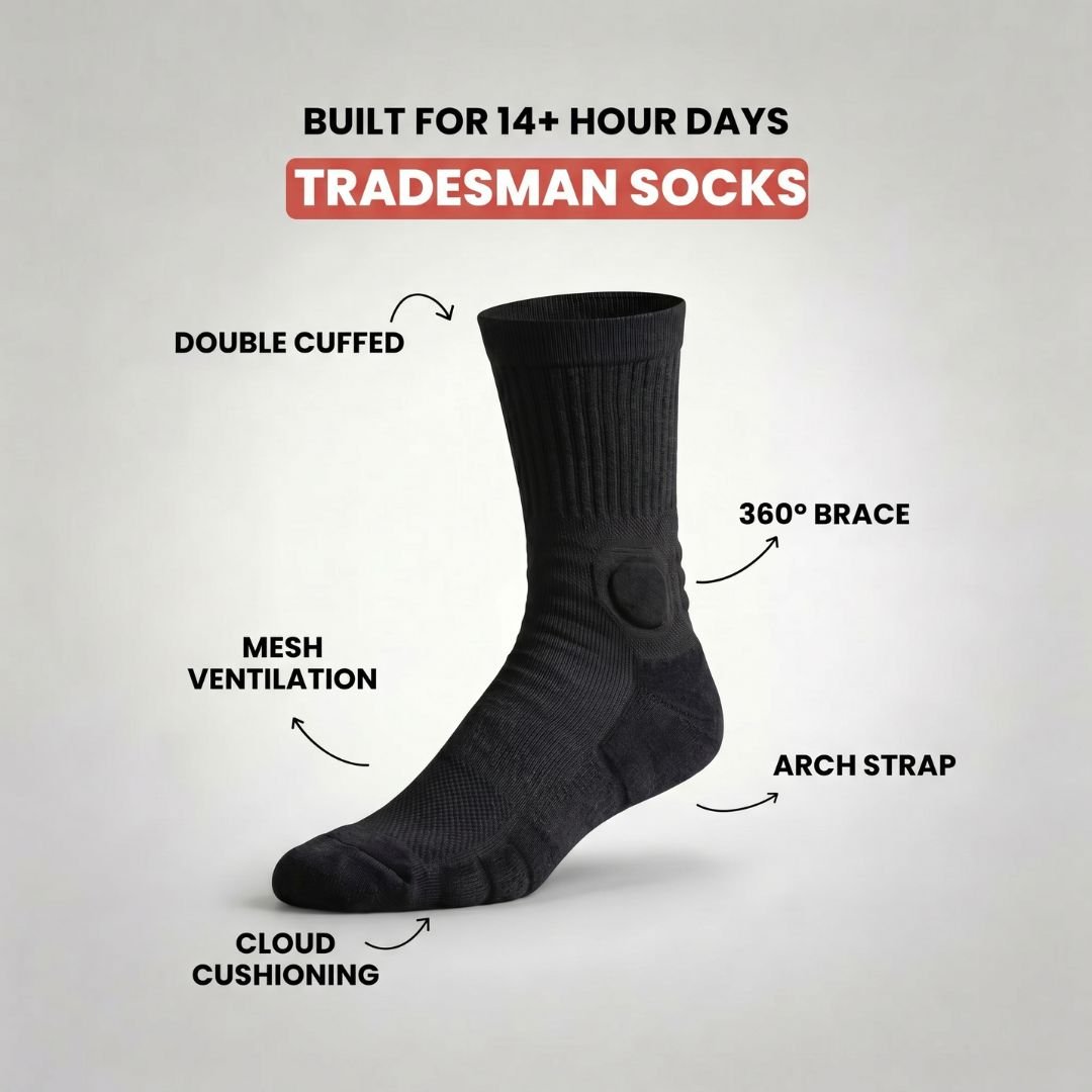 Crew Bamboo Fiber Work Socks - CalderWood
