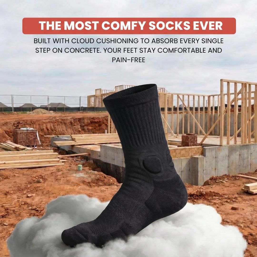 Crew Bamboo Fiber Work Socks - CalderWood