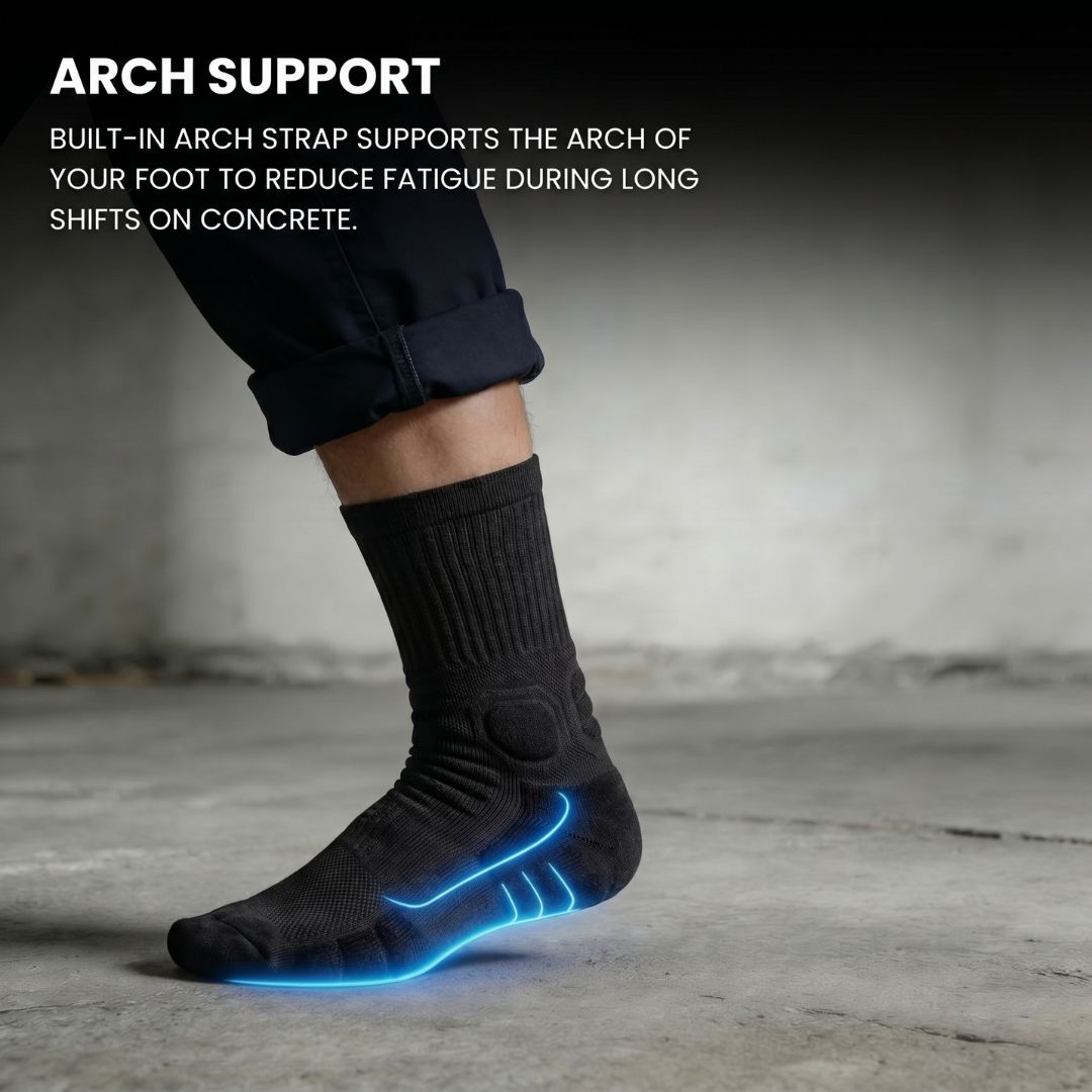 Crew Bamboo Fiber Work Socks - CalderWood