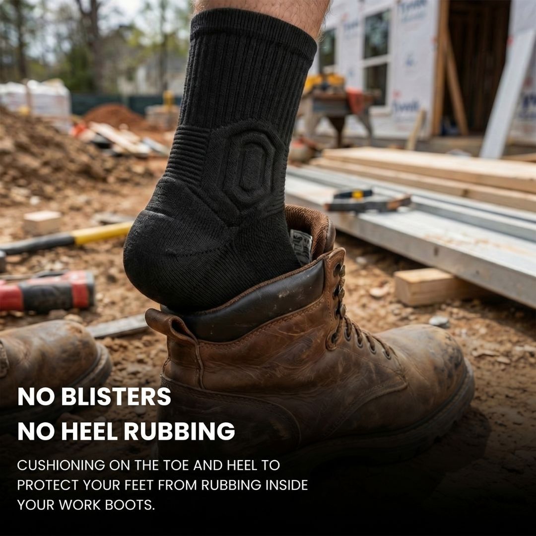 Crew Bamboo Fiber Work Socks - CalderWood