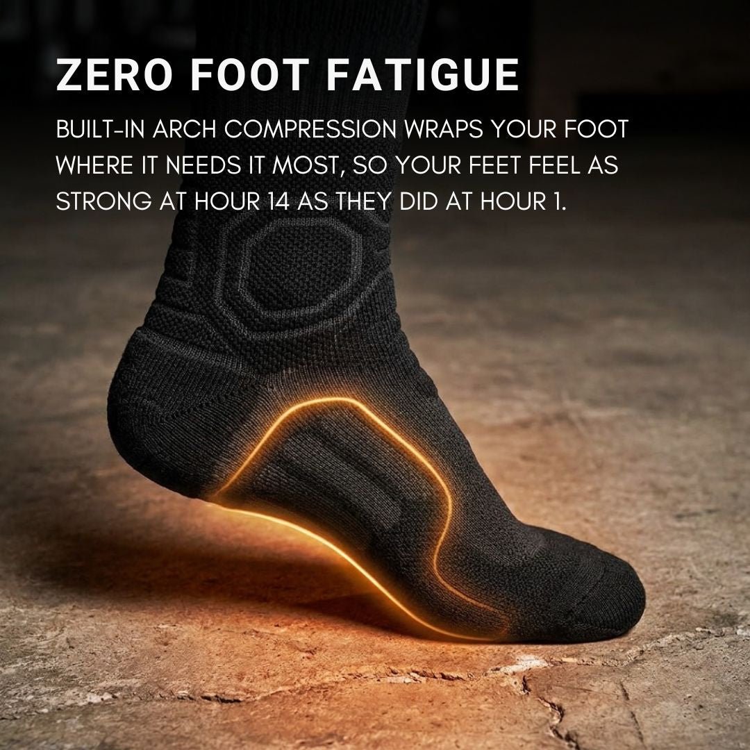 Ankle Work Socks — 4 Pairs (Buy 2, Get 2 Free) - CalderWood