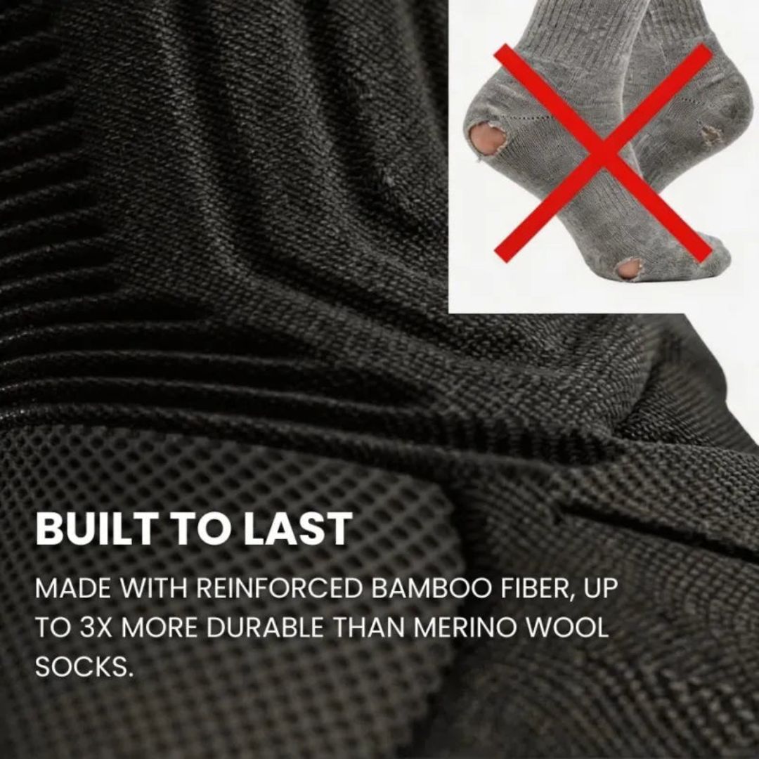 Crew Bamboo Fiber Work Socks - CalderWood