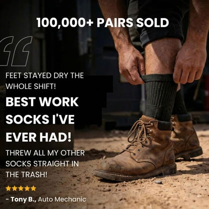 Crew Bamboo Fiber Work Socks - CalderWood