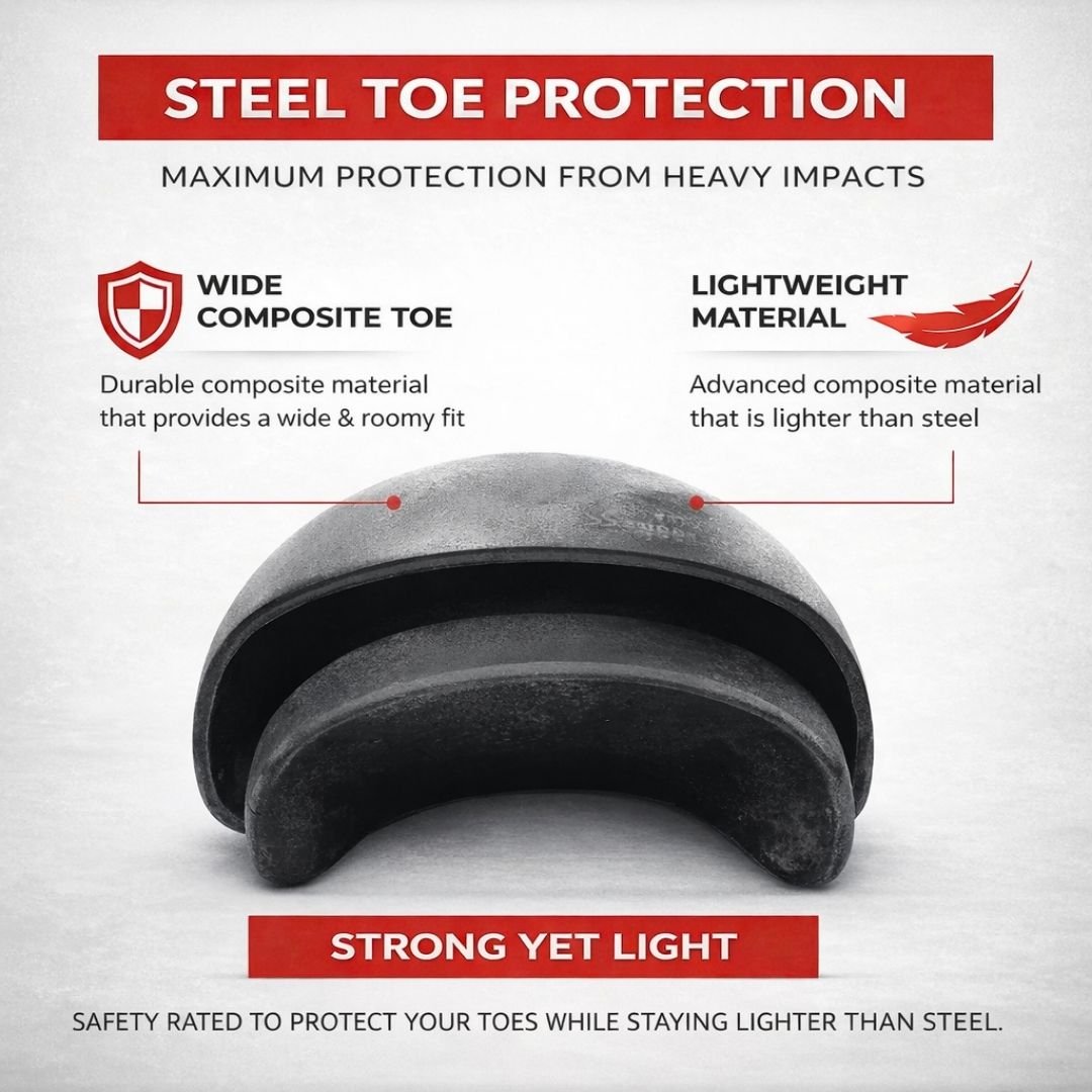 AirShield™ Breathable Steel-Toe Work Shoes - CalderWood