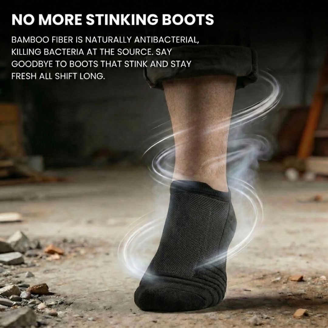 Ankle Bamboo Fiber Work Socks - CalderWood