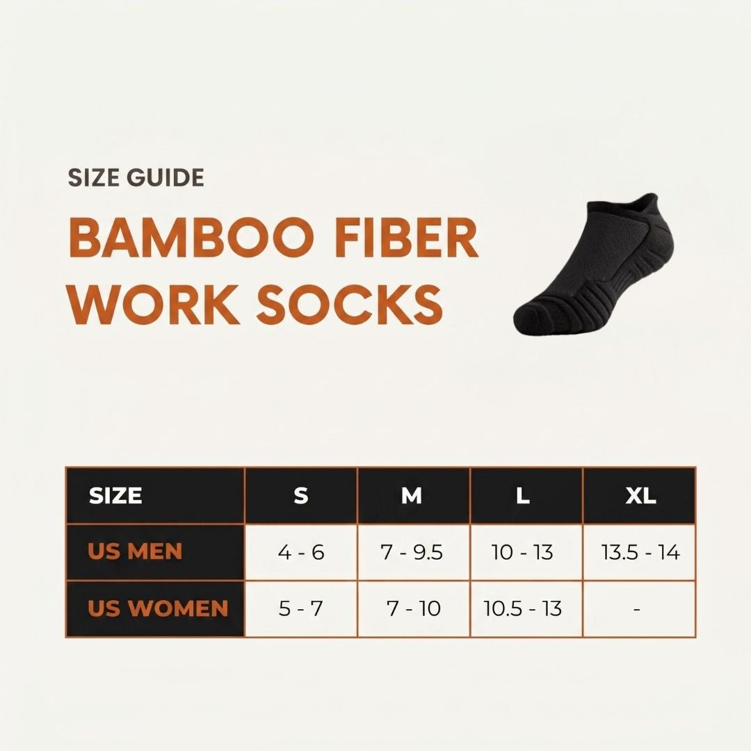 Ankle Bamboo Fiber Work Socks - CalderWood