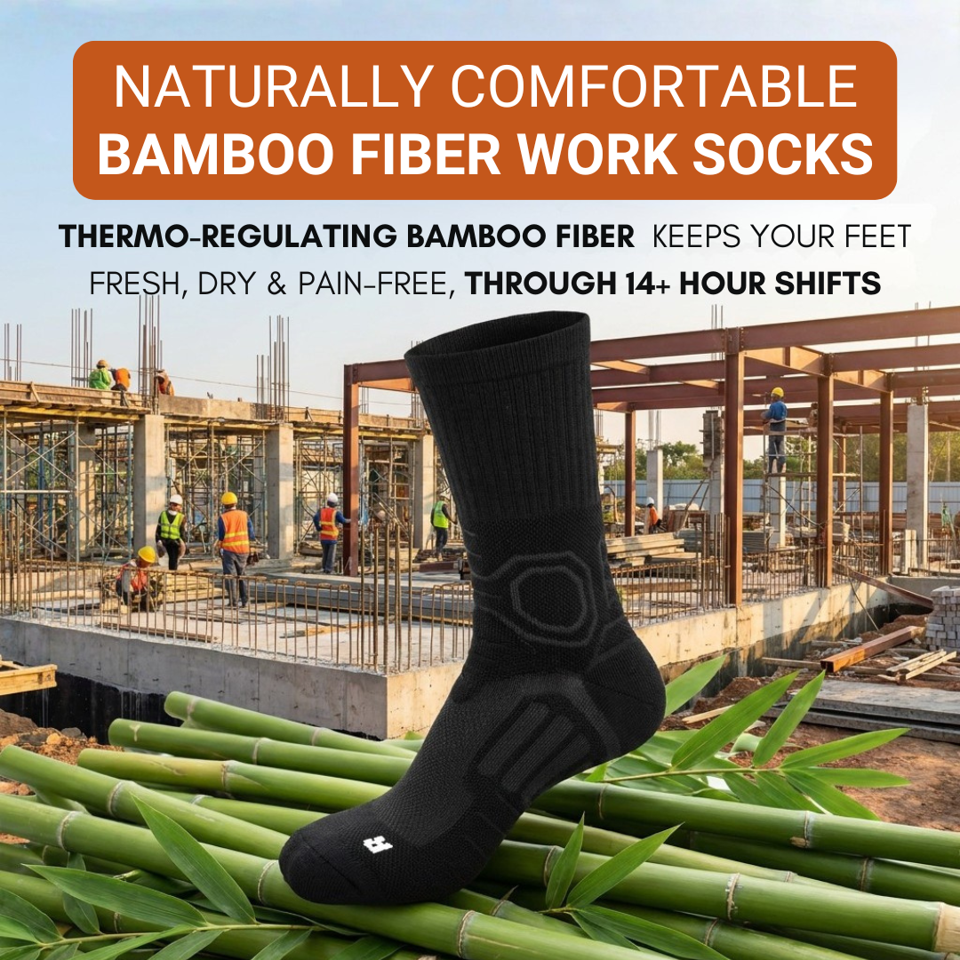 Crew - Bamboo Fiber Work Socks