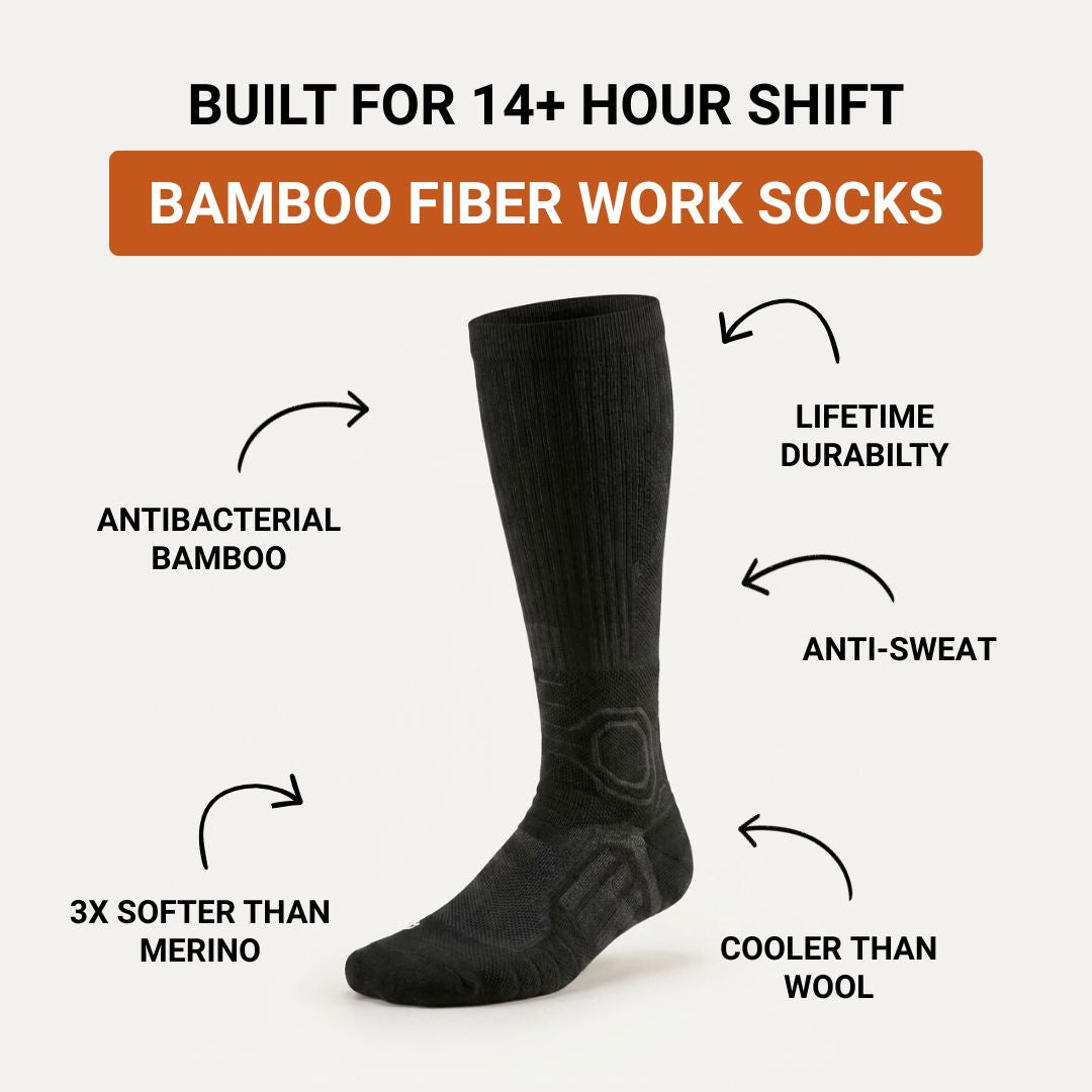 Boots - Bamboo Fiber Work Socks