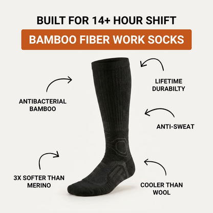 Boots - Bamboo Fiber Work Socks