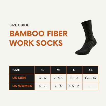 Crew - Bamboo Fiber Work Socks