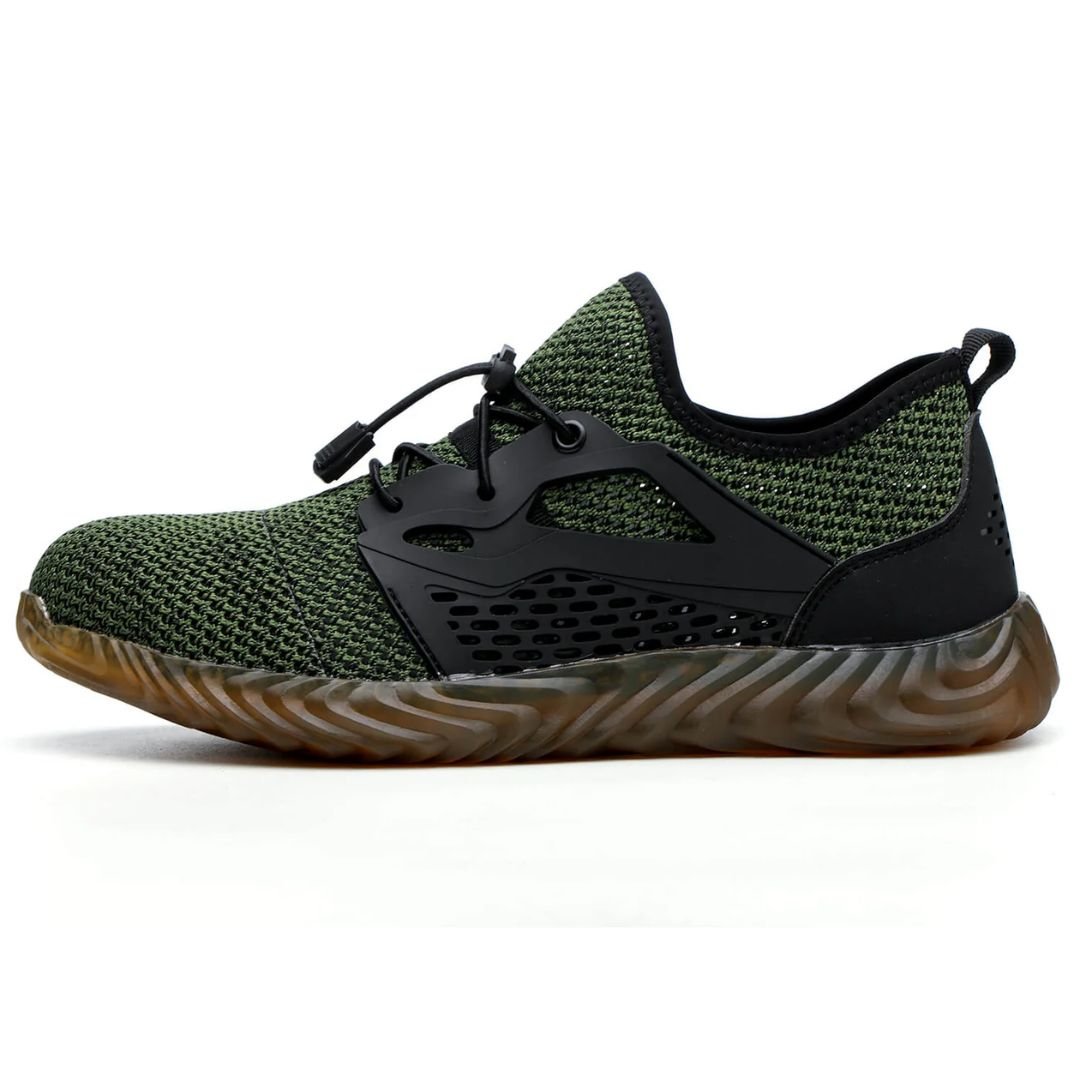 AirShield™ Breathable Steel-Toe Work Shoes - CalderWood