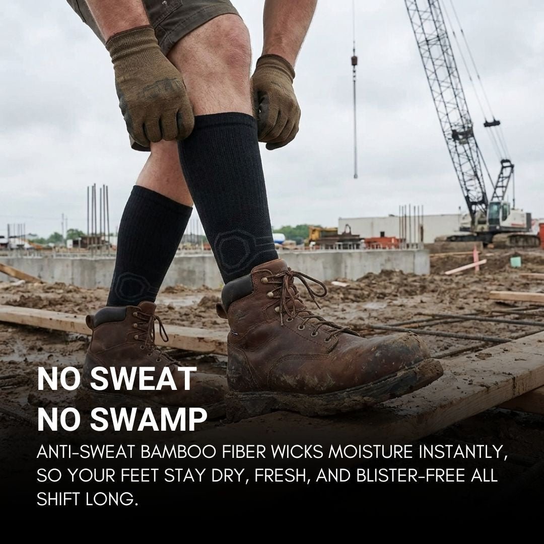 Boots Work Socks — 4 Pairs (Buy 2, Get 2 Free) - CalderWood