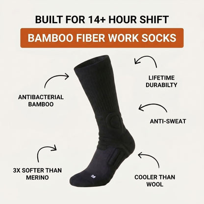 Boots Work Socks — 4 Pairs (Buy 2, Get 2 Free) - CalderWood