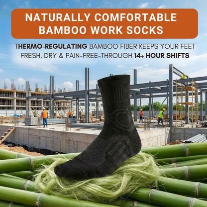 Ankle - Bamboo Fiber Work Socks