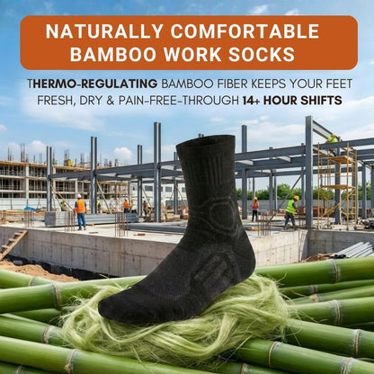 Ankle Work Socks — 4 Pairs (Buy 2, Get 2 Free) - CalderWood